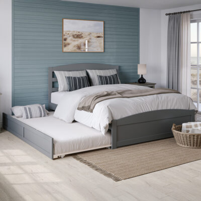 Warren Platform Bed with Matching Footboard & Trundle