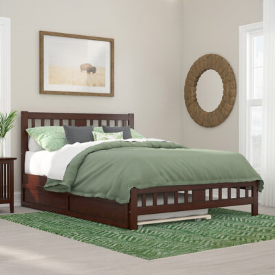 Tahoe Platform Bed with Matching Footboard & Trundle