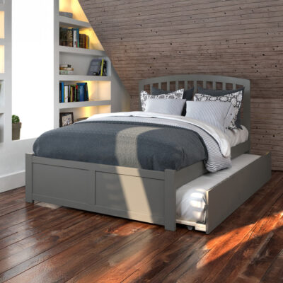 Richmond Platform Bed with Footboard & Trundle