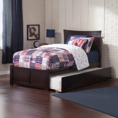 Metro Platform Bed with Footboard & Trundle