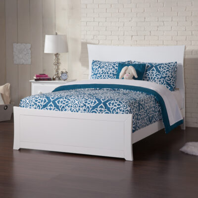Metro Low Profile Platform Bed with Matching Footboard