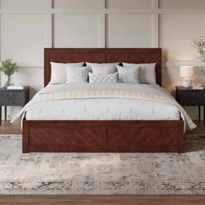 Canyon Foundation Bed Frame with Matching Footboard