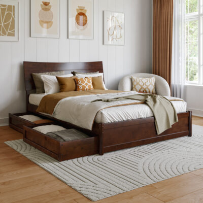 Harlowe Platform Bed with Storage Drawers