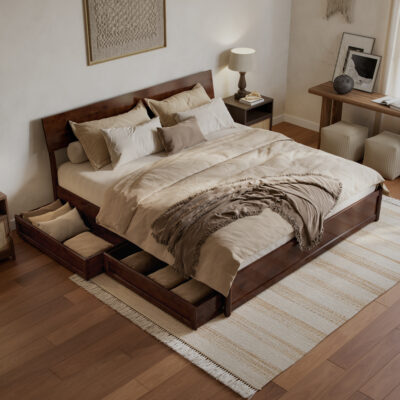 Norla Platform Bed with Storage Drawers