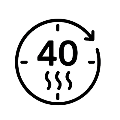 40 minute cycle icon